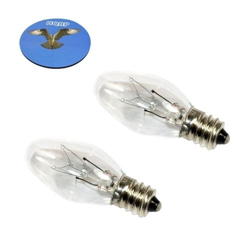 Hqrp 2 Pack 15w 120v Light Bulbs For Scentsy Ke 15wlite Replacement