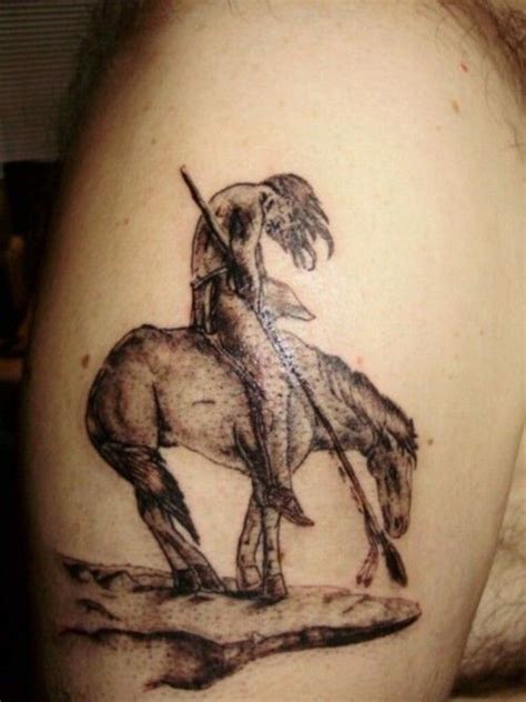 See more ideas about tattoos, cherokee tattoos, body art tattoos. trickster_tattoo's tattoo #31 | Indian horse tattoo, Horse ...