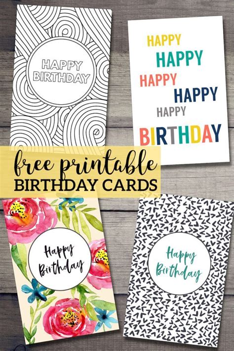 Examples i know you've had some real challenges this year, and it has been great to see how well you have met them. Free Printable Birthday Cards | Girl birthday cards, Free ...