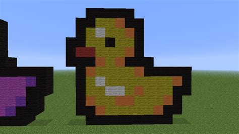 Ducks Pixelart Minecraft Project