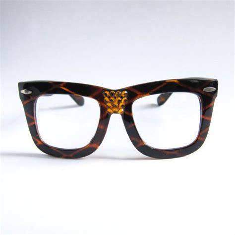 Wayfarer Oversized Nerd Dork Chic Huge Glasses Clear Lense