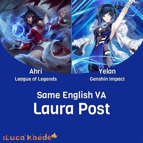 5 Iconic Characters Voiced By Laura Post The Genshin Impact Va Of Yelan