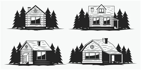 Log Cabin Illustrations Royalty Free Vector Graphics And Clip Art Istock