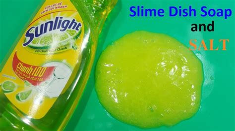 Slime Dish Soap No Borax How To Make Slime With Dish Soap And Salt Easy