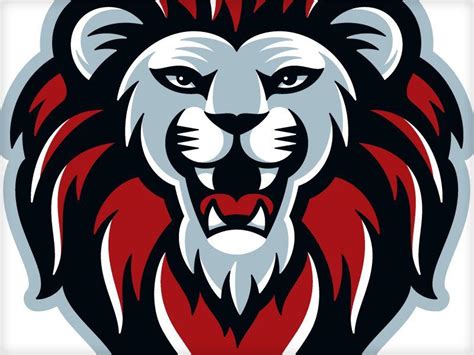 High School Lion Mascot Logo Logodix