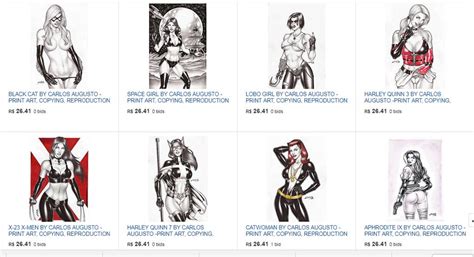 Prints Sales On E Bay Auction Now By Carlosbragaart80 On Deviantart