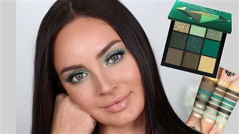 Huda Beauty Emerald Obsessions Palette Tutorial Chloe Morello Youtube
