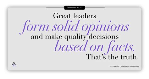 The Difference Between Fact Opinion And Truth Admired Leadership