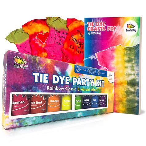 Doodlehog Easy Tie Dye Party Kit For Kids Adults And Groups Create