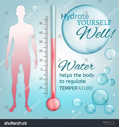 Hydrate Yourself Well Vector Illustration Bio Stock Vector 321051557