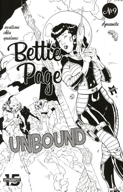 Bettie Page Unbound 9 Cover G Incentive Matt Gaudio Black And White