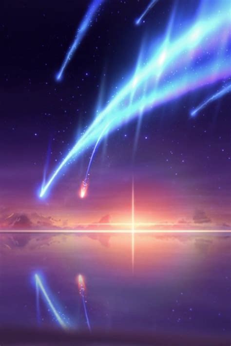 Comet Tiamat Your Name Anime Name Paintings Kimi No Na Wa