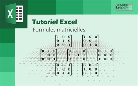 Tutoriel Excel Formules Matricielles Tutoriel Excel