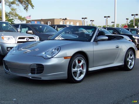 2004 Arctic Silver Metallic Porsche 911 Carrera 4s Cabriolet 242251