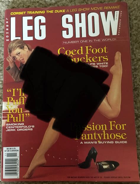 Leg Show November Etsy