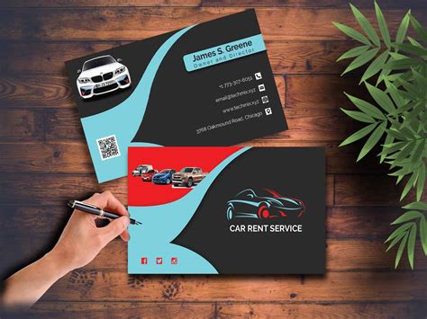 Rent A Car Business Card Design Template Techmix