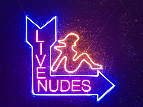 Live Nudes Neon Sign Lights Dancing Clubs Bar Strip Club Etsy Hong Kong