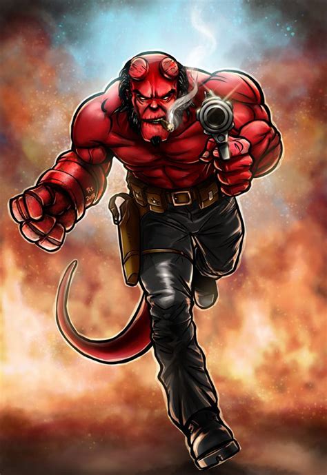 Hellboy By Robert Shane On Deviantart Comic Book Costumes Hellboy
