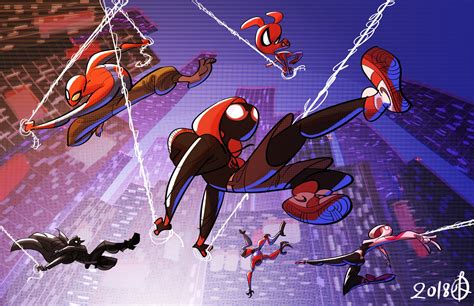 Movie Spider Man Into The Spider Verse 4k Ultra Hd Wallpaper By Huy