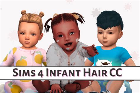 33 Adorable Sims 4 Infant Hair Cc For Your Cc Folder Maxis Match