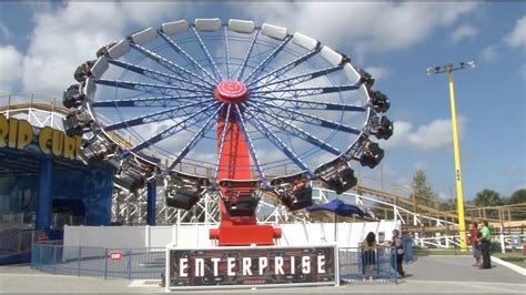 Enterprise Thrill Ride At Fun Spot America Orlando Pov Youtube