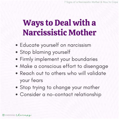 Signs Of A Narcissistic Mother How To Cope