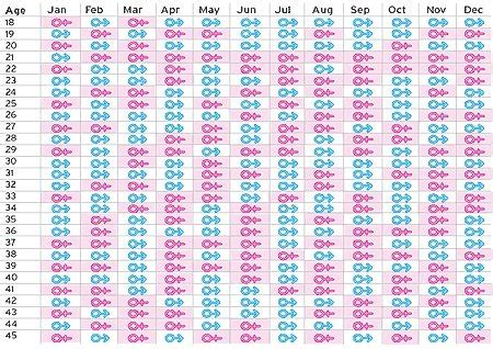 Si quieres saber si el bebé es niño o niña, puedes utilizar la siguiente tabla para ello. El sexo del bebe según el calendario chino - Bebés de ...