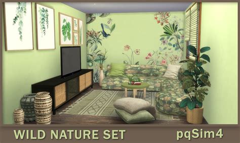 Wild Nature Set Sims 4 Custom Content