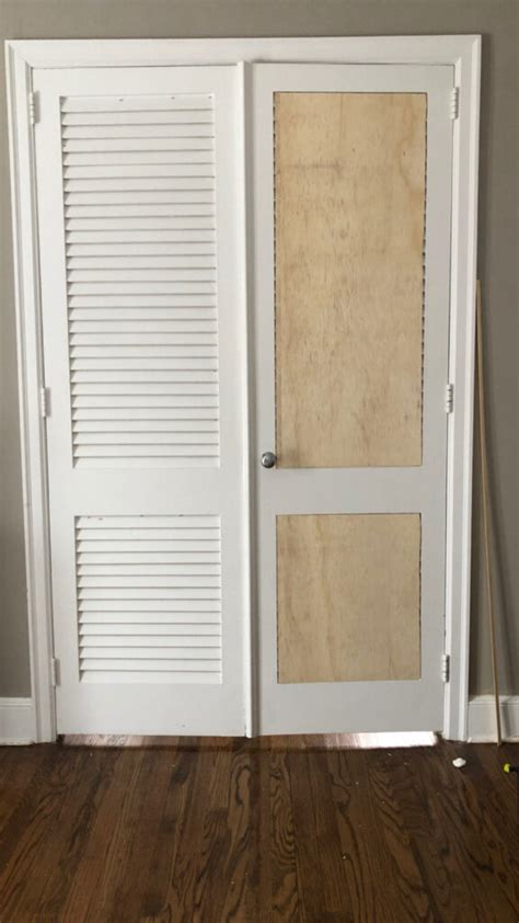 How We Updated Our Louvered Doors For Under 100