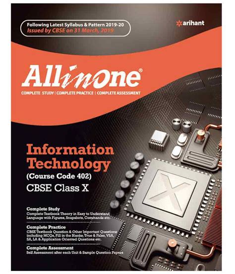 All In One Information Technology Course Code 402 Cbse Class 10th