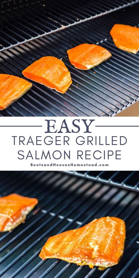 It doesn't even need cooking! Traeger Grilled Salmon with Marinade - Boots & Hooves Homestead | Traeger grill recipes, Grilled ...