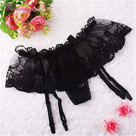 ladies sexy stocking garter women girls fashion floral lace suspender g string hold stocking