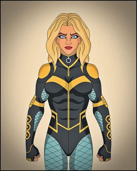 Black Canary By Dragand Black Canary Black Cool Cartoons