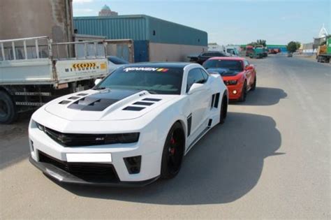 Purchase Used 2013 Camaro Zl1 With Custom Made Wide Body Kit In Dubai