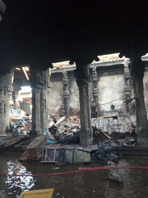 Fire Breaks Out At Madurai Meenakshi Temple Photos Hd Images Pictures