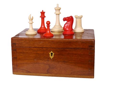 Jaques Staunton Ivory Chess Set Circa 1890 Antique Chess Sets
