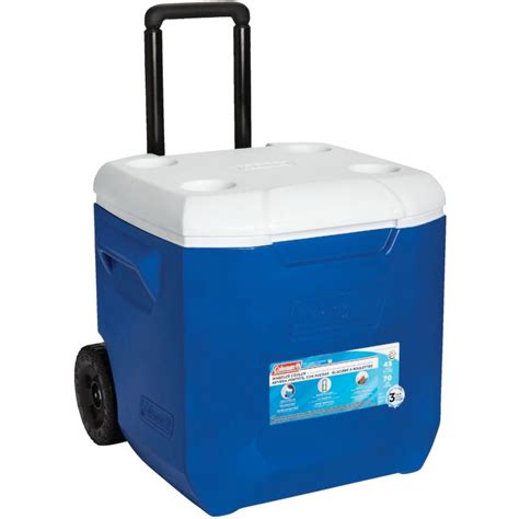 Buy Coleman Blue Wheeled Cooler 45 Qt Blue