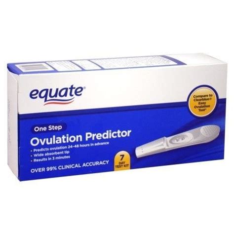 Equate Ovulation Predictor One Step 7 Day Test Kit Compare To