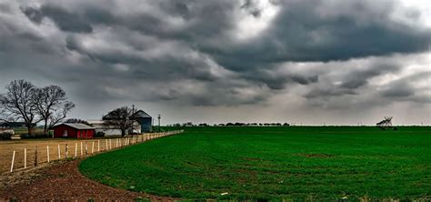 Agriculture Barn Clouds Country Countryside Crop Farm Field Hdr