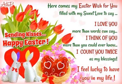 Love And Kisses On Easter Free Love Ecards Greeting Cards 123 Greetings