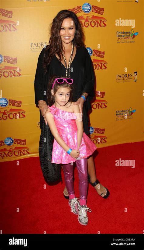 Tia Carrere And Her Daughter Bianca Wakelin Carrere Dragons Presented By Ringling Bros
