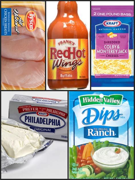 Pin it to your appetizer pinboard! Easy Crock Pot Buffalo Chicken Dip ~1.5-2 lbs. Chicken ...