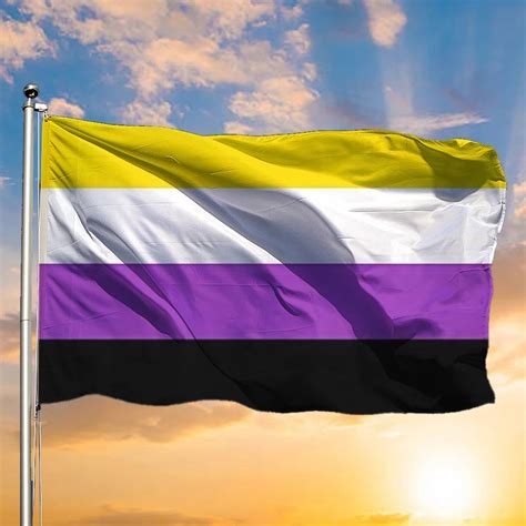 Enby Flag Non Binary Flag Enby Pride Lgbt Non Binary Pride Flag
