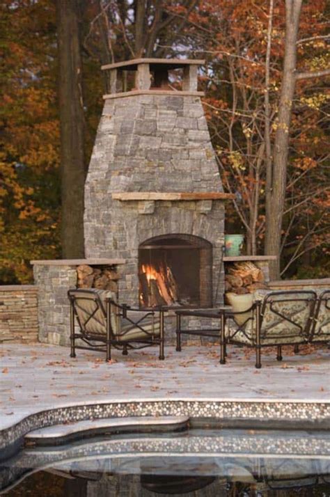 53 Most Amazing Outdoor Fireplace Designs Ever