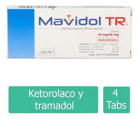 Mavidol Tr Sublingual Mg Mg Tabletas Mercadolibre