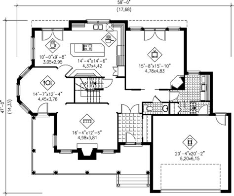 House 1802 Blueprint Details Floor Plans