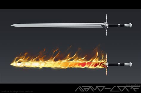 Fire Wolf Sword By Nano Core On Deviantart