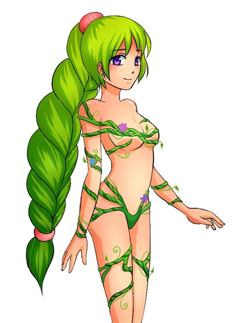 Rule 34 1girls Color Colored Dryad Dryad Terraria Female Female Focus Female Only Green Hair