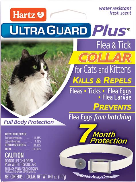 Hartz Ultraguard Plus Flea And Tick Collar For Cats And Kitten 1 Count