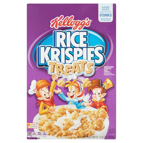 Kelloggs Rice Krispies Treatsbreakfast Cereal 116 Oz Pack Of 12